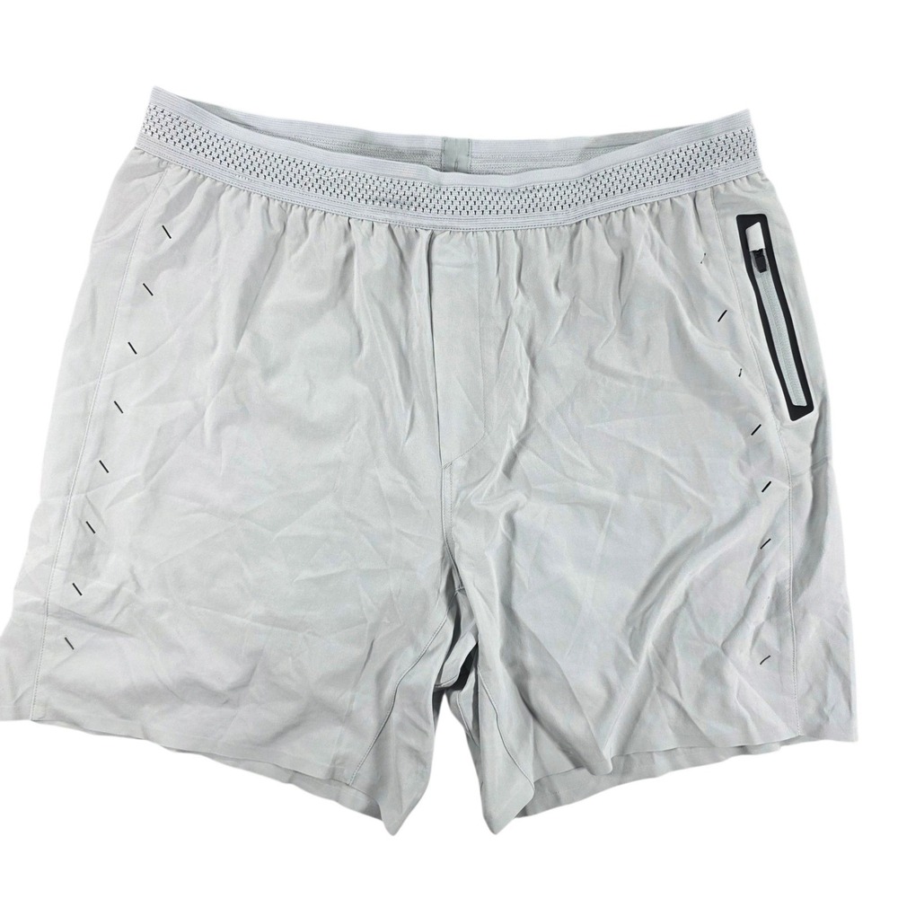 Ten Thousand The Session Short Lined Athletic Training Gray Medium Mens Running